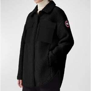 Canada Goose Lightly Used Simcoe Breathable Lightweight Sherpa Shacket